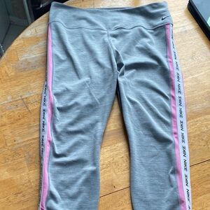 Nike Women’s XL Exercise Leggings Gray/Pink
